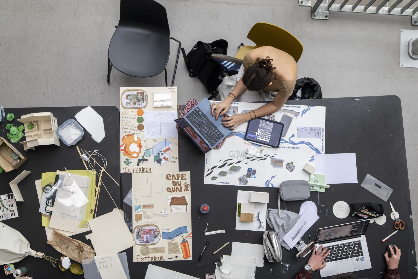 Students at L'École de design Nantes Atlantique