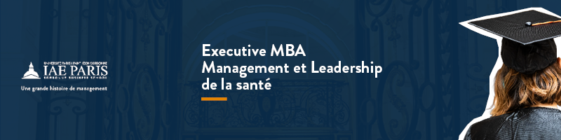 Brochure de l'Executive MBA Management et leadership de la santé